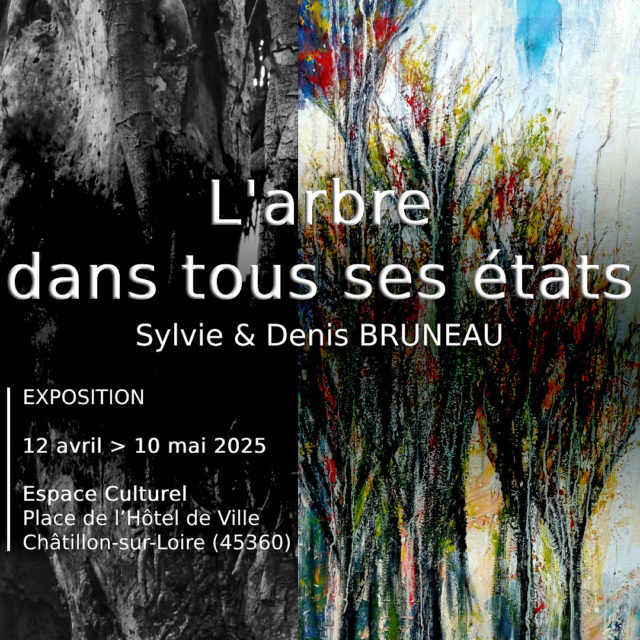 En préparation, expo "L'arbre dans tous ses états" du 12 avril au 10 mai à l'Espace Culturel de Châtillon-sur-Loire (45360)
#artcontemporain #artistes #exposition