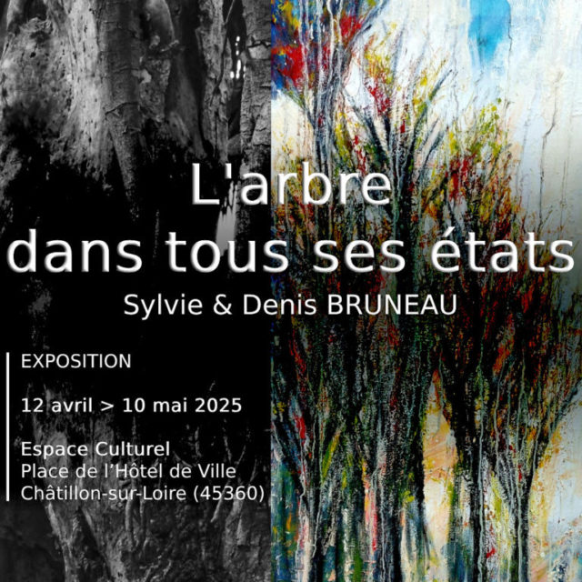 Demain samedi 10 mai, dernier jour d'expo à Châtillon-sur-Loire. "L'arbre dans tous ses états", visible de 10h à 12h et de 14h à 17h

https://sylviebruneau.fr/

#artcontemporain #artiste #exposition #peinture #photographie #sculptures