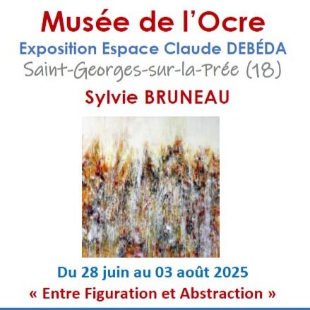 "Entre figuration et abstraction", eu 28 juin au 3 août 2025 à la Galerie d’Art du Musée de l’Ocre (18100 - Saint-Georges-sur-la-Prée). 
Vernissage samedi 28 juin à 18h
Ouvert du mercredi au dimanche de 15h à 19h.
#artcontemporain #artiste #exposition #museums